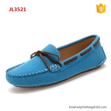 2018 Spring Women Ladies suede relax Loafers driving Shoes with Big Size