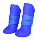 Silicone Waterproof Rain Boots Pet Dog Shoes For Big Large Dog