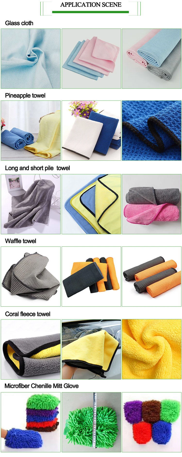 Microfiber car drying coral fleece towel cloth for car wash