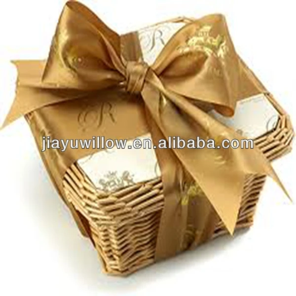 2014 hot small wicker gift baskets christmas gitf empty for sale