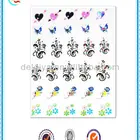 hot fashion glitter nail sticker/nail art product for girls