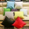 8PCS/set New product plain solid color decorative throw cotton pillow case cushion cover for sofa 18 x 18 inch