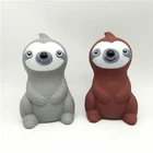 best- selling custom make soft vinyl toy plastic squeeze sloth