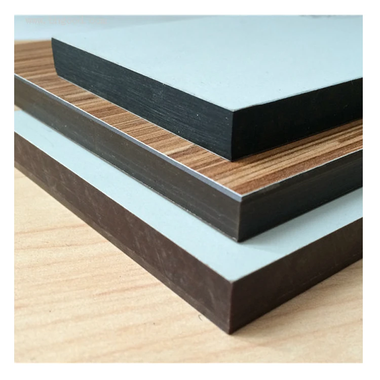 Waterproof Textured Wood Grain Hpl Laminate Sheets Compact Density