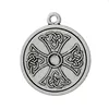 HUSURU Jewelry Alloy Religious Knot Cross David Star Charm Talisman Amulet Viking Pendant