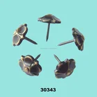 Metal flower shaped Headboard Tacks sofa Decorative buttons