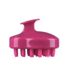 OEM Brand Silicone Rubber Head Massage Scalp Hair Brush