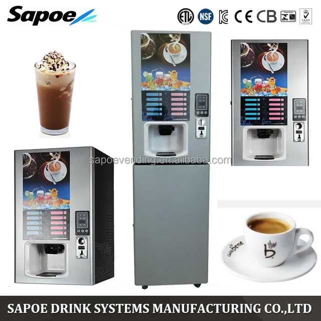 Wholesale Industrial Coin Recognizer Hot And Cold Drinks Commercial Vending Protein Coffee Machine