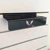 Acrylic Slatwall Shoe Shelf Single and Double Plastic Shoe Stand Shelves