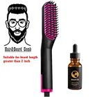 Organic Beard Oil Beard Growth 100% Natural With Argan Oil Rosehip Condit Men Vegan Beard Oil Straightener Comb
