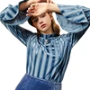 Fashion Women Clothing Summer 2019 Tops Blouse Velvet Casual Shirts
