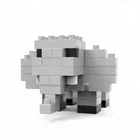 popular toys for kids plastic construction building brick toys small Animal series nano block building,block mini figure