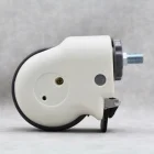 SS M16 Stem Swivel TPR 125 mm 5 inch Hospital Bed Castors Maintenance Free Caster Wheel
