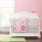 2018 Soft Baby Crib Bedding Set Girl With Lovely Applique
