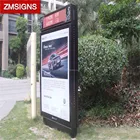 ZMsigns Double Side Scrolling Light Box mupi for Kuwait