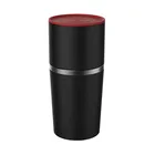 Oem travel manual hand crank classical ceramic burr coffee grinder mug