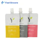 BPA Free Disposable Liquid Beverage Fruit Juice Packing Baby Food Squeeze Spout Pouches Reusable