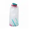 Reusable portable plastic folding water bag Folding water bottle