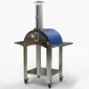 Stainless steel wood fired pizza oven Commercial out door charcoal pizza baking machine