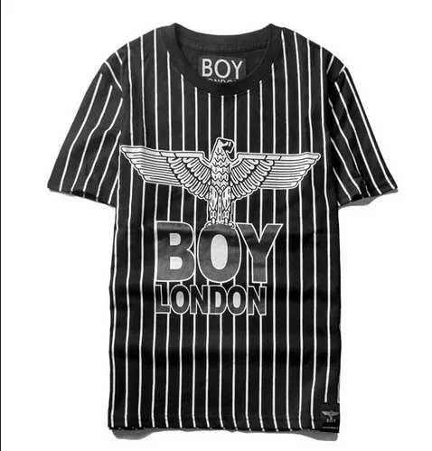 2015 summer style Japan Harajuku Fashion BOY Eagle Stripe Print tshirt Skateboard hip-hop Element Leisure Swag t shirt men hba
