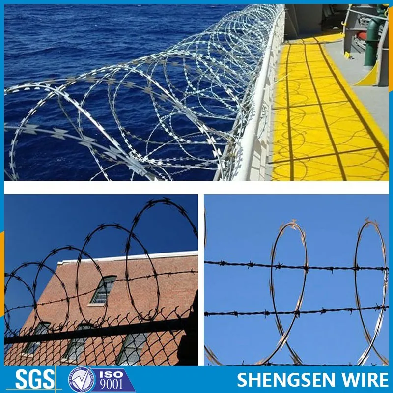 2020 metal razor barbed wire steel wire mesh supply razor wire