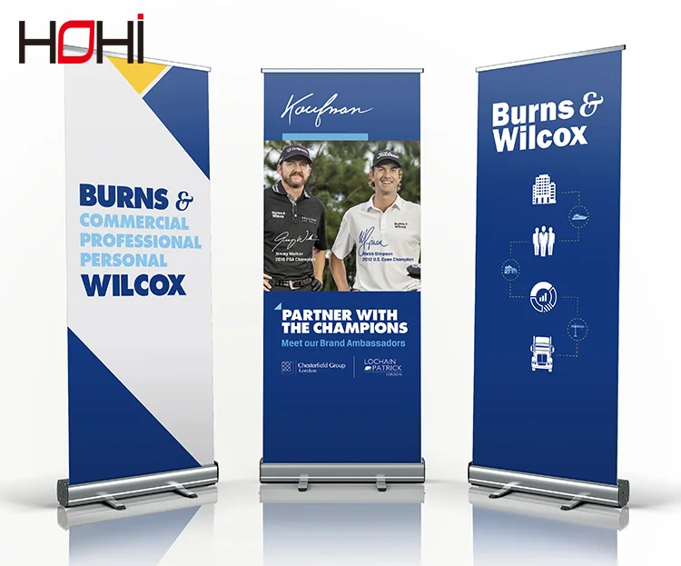 Promotions Roll Up Banner Size In Cm Water Template Stand Wide