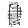 Factory customized hook hanging floor Candy snack display stand