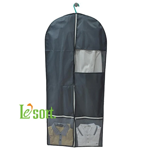 Hanging 100 Polyester Cloth Fabric Garment Bag Luggage Wholesale Suit Garment Bags, View