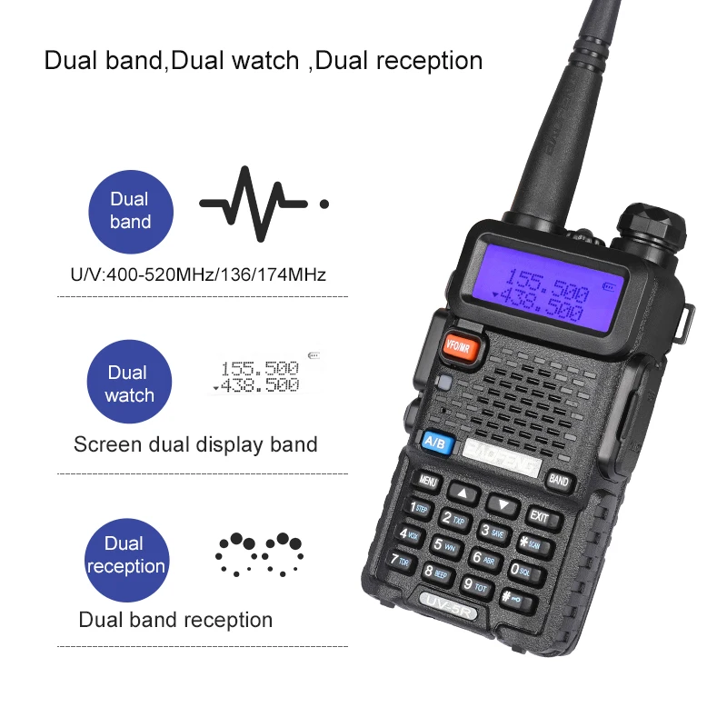 BaoFeng UV-5R Walkie Talkie  Economical Walkie Talkie Supplier Malaysia