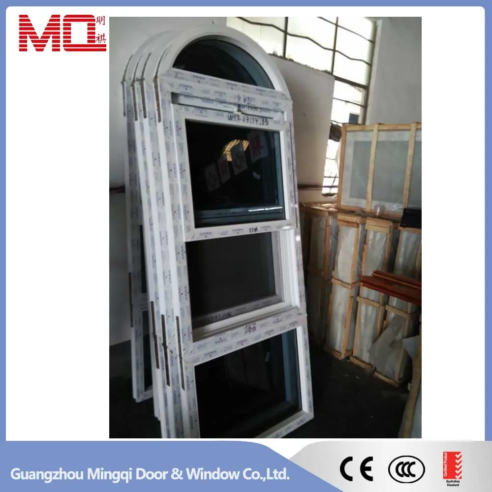 Arch upvc sliding window design,arch window design,arch glass window