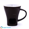6oz personalised custom ceramic chocolate fondue mug