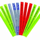 Hot selling reflective safety armband slap band wristband