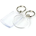 Wholesale Keyring Maker Make Your Own Transparent Blank Printed Anime Photo Custom Clear Acrylic Key Ring Chain Keychain