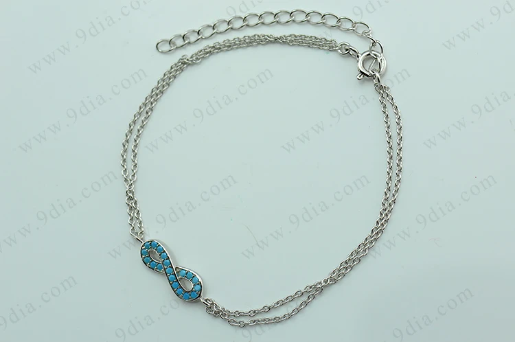 Moissanite Tennis Simple 925 HipHop Silver Tennis Bracelet Moissanite Tennis Bracelet 925 Silver
