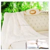 50% viscos+ 50%polyester, New style soft jacquard fabric lightweight quilt with natural color from China