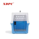Wholesale airline approved plastic animal transport cage pet carrier houses dog crates kennel