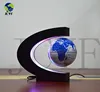 China style Acrylic magnetic levitation floating world globe and rotating suspended display for gift
