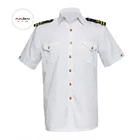 Uniform Tailor Made Men's Summer Luxury Yacht Captain Navy Uniform Set