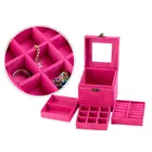 Wholesale Cheap Price Low MOQ Jewelry Storage Box Travel Jewelry and Accessories Organizer
