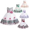 embroidery frocks designs baby princess flower lace girl party dress for kids With Different Size