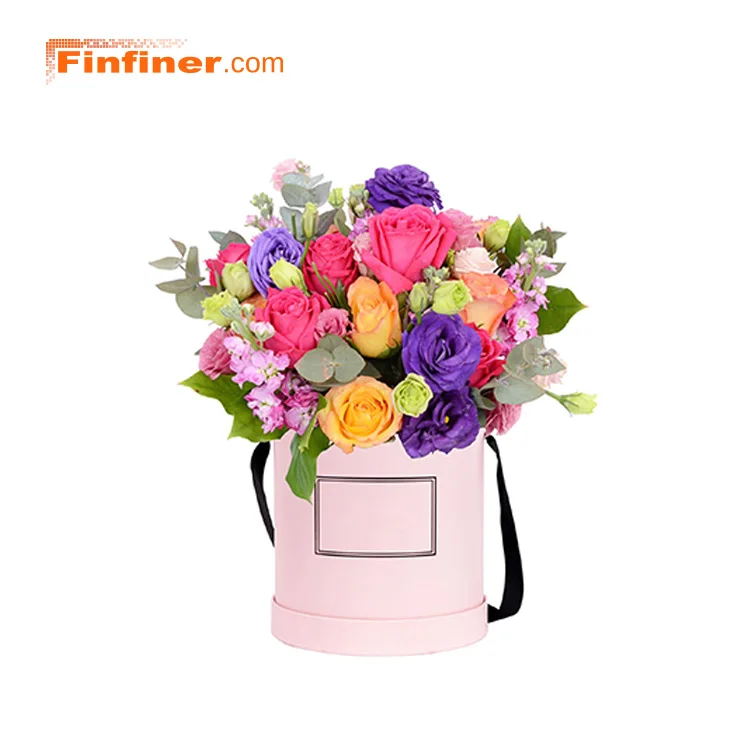 best quality flower round and square cardboard packaging box