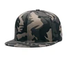 2018 fashion Custom 100% polyester 6 panels Embroidery Cap/fitted Blank blank camo snapback hats