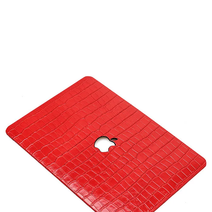 Hot products for Macbook case high quality embossed crocodile leather laptop case_8
