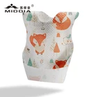 Waterproof Disposable Plain Baby Bibs Plain White With Poly Bag Packaging