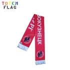 Printed polyester head scarf with customized logo