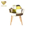 Best price colorful patchwork cloth cover dining chair for home use wholesale