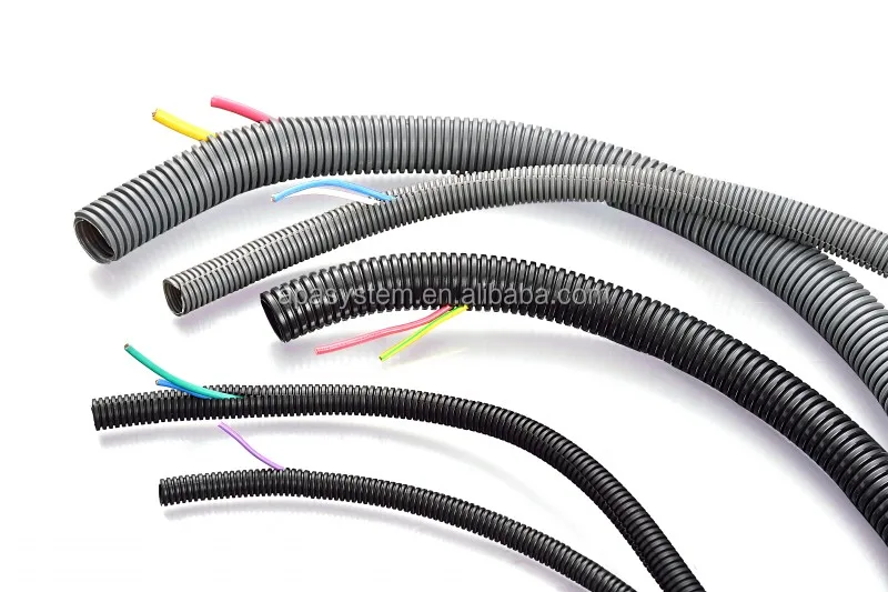 Split Nylon Plastic Flexible Conduits Wire Loom Conduits Buy Openable