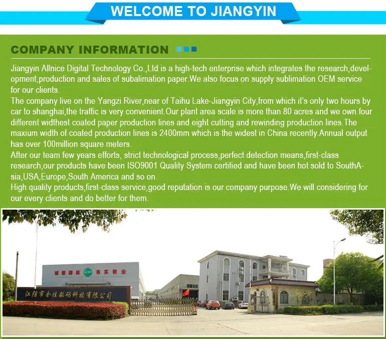 Dye Sublimation Paper For T-shirt