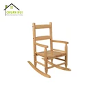 Natural color old fashion wooden rocking relax chair