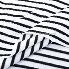2019 chequered with black and white knitting type new design yarn dyed stripe jacquard fabric